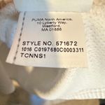 Puma  Woman's Small White Zip Up Hoodie Mesh Hem Athleisure Lightweight Jacket Photo 2