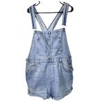 We The Free NWT Free People Ziggy Denim Shortsall “Follow Your Heart” Blue XL Photo 5