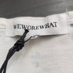 We Wore What Blue Floral Cut Out Denim Mini Skirt NWT Size Medium Photo 5