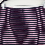  Navy and Pink Striped Skirt Size 6 Talbots Preppy Striped Knit Skirt Photo 4
