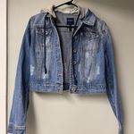 Highway Jeans Cropped Jean Jacket w/ Hood Photo 0