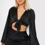 Sophie Rue Satin Long Sleeve Top Photo 0