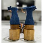 Tory Burch New! Alma Platform Wooden Block Heels Sz 6.5 $595 Photo 8