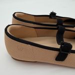 Vivaia Margot Mary Jane Comfort Minimalist Arch Support Flats Nude Black 9.5 Photo 2