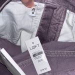 Loft Ann Taylor High Rise Skinny Velvet Jeans Pants Size 25 0 Lilac Purple NWT Photo 11