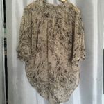 Toska Snake Print Dolman Sleeve Sheer Blouse Photo 2