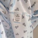 Alice Blue  XXL Baby Blue Microfloral Botanical Print Blouse Top Photo 7