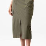 Athleta New 6 Brooklyn Heights Cargo Skirt Moss Size 6 Photo 1