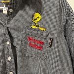 Looney Tunes Tweety Bird  Xtreme Attitude button up Vintage Photo 3