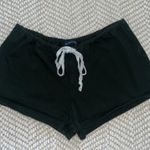 Brandy Melville  Emery Low Rise Forest Green Drawstring Cotton Sweat Shorts OS Photo 0