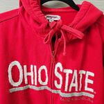 Jansport OSU  Vtg Zip Jacket Sz XL Red Vintage Ohio State Buckeyes Boxy Hoodie Photo 4