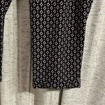 Torrid Black Geo Print Crepe Tapered Cuffed Pants Photo 2