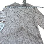 Nwt Blue B Boat Neck Romance Lace Boho Ruffle Women’s Maxi Dress size Small Pink Photo 12