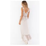 Show Me Your Mumu Dress Extra Small Samantha Ruffle NWT Show Me The Ring Satin Photo 3