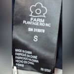 Farm Rio  S Twist Front Long Sleeved Bodysuit in Black Photo 4