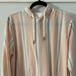 Denim & Flower  Peach and White Hoodie Photo 1