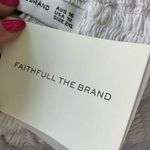 Faithfull the Brand TAYARI White MIDI DRESS Size 12 Photo 8