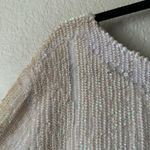 NWT Retrofete Grace Sequined Mini Dress Pearl Size Medium Photo 7