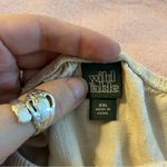 Wild Fable  beige long sleeve mini dress with side cutouts size XXL boho festival Photo 4