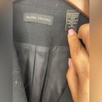 Valerie Stevens  size 10 black blazer with leather‎ strap in the back Photo 2