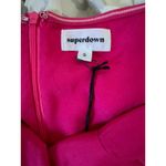 Revolve Superdown  Halter Low Cut Mini Dress Bright Pink Size Small NEW Photo 6