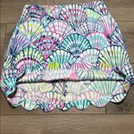 Lilly Pulitzer Cadden Scallop High Rise Mini Skirt Oh Shello Multicolor Size 6 Photo 3