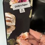 Shelby & Palmer 16 Black Floral Sleeveless Dress Ruched Feminine Cottagecore Photo 7