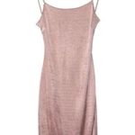 Windsor Rose Pink Silky Dress with Tie Up Back Women’s Medium Photo 0