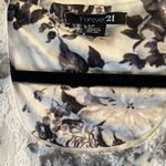 Forever 21 Short Tight Black White And Gray Floral Body Con Dress  Photo 1