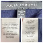 Julia Jordan New Dress Halter Neck Wrap Blue Pink Floral Satin Women’s Size 16 Photo 9