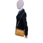 Loewe Tan Leather Crossbody Bag With Embossed Logo And Gold Hardware Photo 13