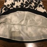 Ann Taylor Linen Toile Black Ivory Skirt Size 2 Photo 5