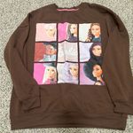 Barbie Brown Trendy Sweatshirt Size M Photo 0