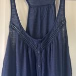 Aeropostale  Dark Blue Lace-Trimmed Tank Top / M28 Photo 1