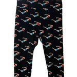 LuLaRoe Black Leggings with 3D Glasses Print Photo 2