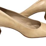 Kenneth Cole Cream Heels Neutral Pearlized 10 Leather Photo 2