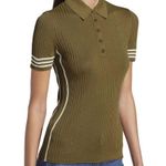 Rag and Bone Peyton Polo, Deep Olive size medium new with tag Photo 7