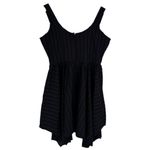 Disturbia Blythe Handkerchief Hem Mini Dress in Black size 8 Sleeveless Cotton Photo 9