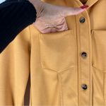 ZARA  Knit Long Sleeve Tortoise Shell Button Front Collared Shirt Side‎ Slits Photo 3