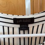 J Jill Black White Stripe Maxi Dress Petite L Sleeveless Tunic Size undefined Photo 5