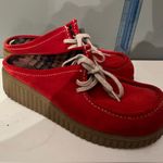 BC Footwear  Vintage Suede Leather Sneakers Shoes Chunky Platform Size 8 Photo 0