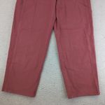 Wilfred Free Ascendant Pants Terracotta Pink 10 Wide Leg High Rise Casual Cotton Photo 3