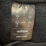 Adidas  Women’s Sweatshirt Large Fleece Lined Cropped Boxy Atheleisure Photo 2