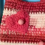 Adorable Crocheted Multi Colored Pink Purse Photo 1