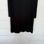Eileen Fisher  Women’s Large Black Stretchy Dress Longsleeve Photo 1