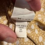 Banana Republic  Medium Mustard Yellow White Floral Flounce Shift Dress Casual Photo 9