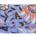 Vera Bradley NWT RFID Euro Wallet Mural Garden Purple Floral Photo 0