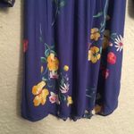 Old Navy  Floral Dress Long Sleeve Blue Purple Photo 2