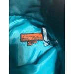 Cayenne Leather Suede Leather Midi Straight Skirt SZ 3/4 Lined Teal Green VTG Blue Photo 4