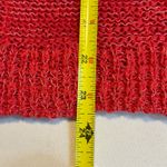 Jones New York  Sport Coral Knit Sweater Size M Cotton Blend Long Sleeve Career # Photo 6